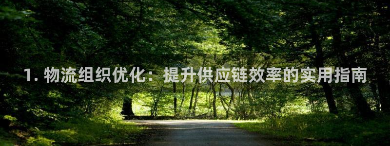 28圈下载二维码：1. 物流组织优化