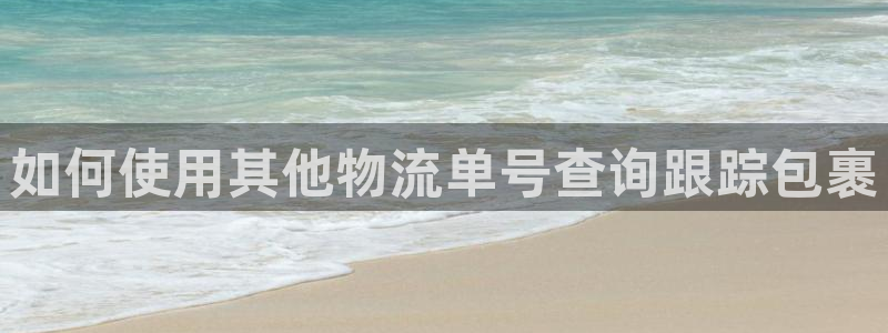 28圈注册：如何使用其他物流单号查询